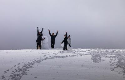 بارش زیبای برف در خرم آباد /عکس