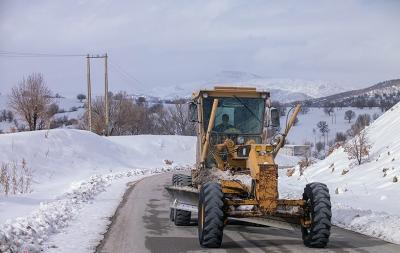 بارش زیبای برف در خرم آباد /عکس