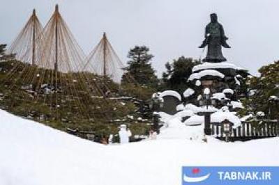 بارش برف سنگین و یخ‌زدگی در ژاپن