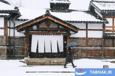 بارش برف سنگین و یخ‌زدگی در ژاپن
