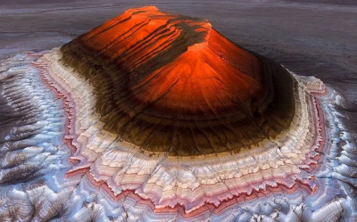  کوه بوکتی که شبیه کیک است! /عکس