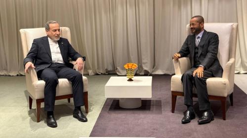 دیدار و گفتگوی وزیر امور خارجه کشورمان با وزیر خارجه عمان