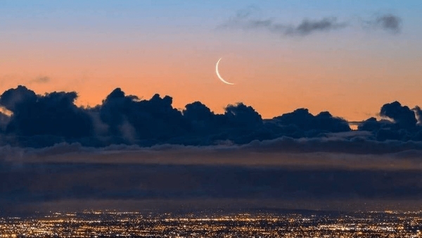 هلال ماه رمضان امسال را با چشم غیرمسلح ببینید