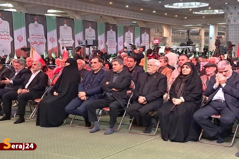 مراسم چهلم شهدای فتنه دی ماه + تصاویر