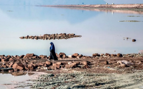  نفس تازه دریاچه ارومیه / عکس