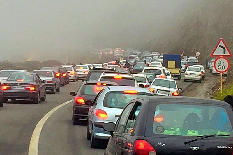 محور چالوس و آزادراه تهران - شمال یکطرفه شد