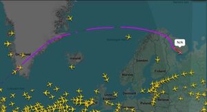 هواپیمای آمریکا پس از ورود به حریم هوایی روسیه از رادار محو شد