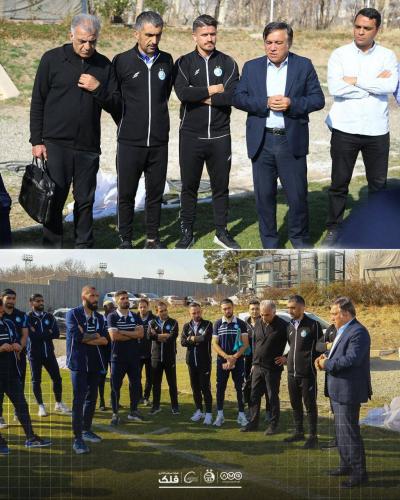  دلیل حضور سرزده تاجرنیا در تمرین استقلال