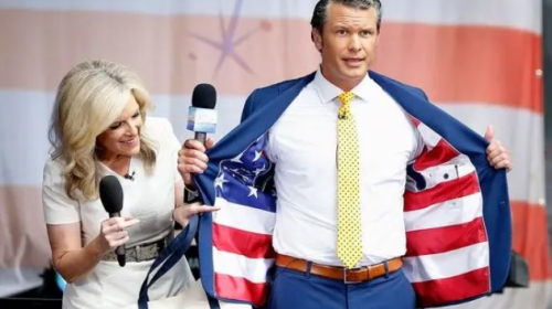  وزنه‌برداری وزیر جنگ آمریکا /فیلم