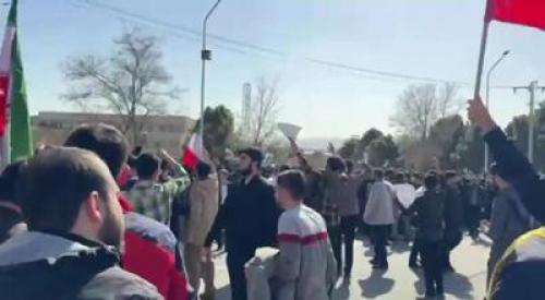 شعار جالب دانشجویان مشهد علیه دانشجونما /فیلم