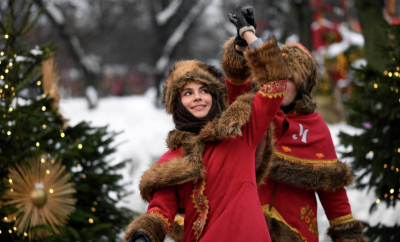  جشنواره زمستانی ماسلنیتسا در مسکو / عکس
