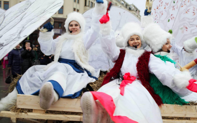  جشنواره زمستانی ماسلنیتسا در مسکو / عکس