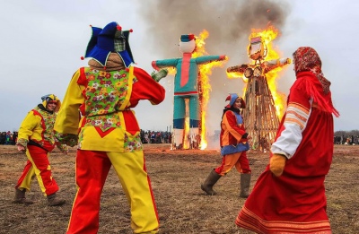  جشنواره زمستانی ماسلنیتسا در مسکو / عکس