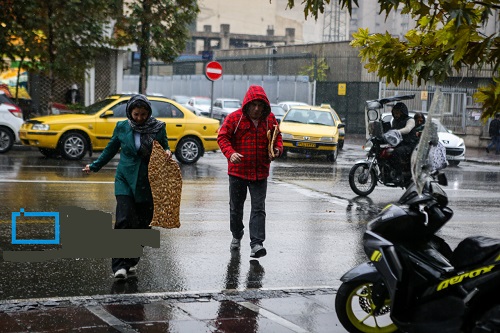 کاهش دما و بارش‌های رگباری در راه تهران