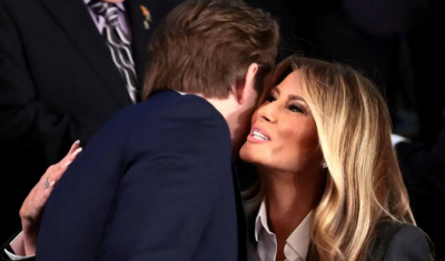 حاشیه‌هایی از نطق سالانه‌ ترامپ در کنگره / عکس