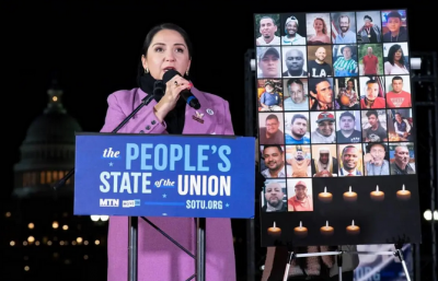 حاشیه‌هایی از نطق سالانه‌ ترامپ در کنگره / عکس