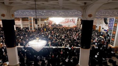 ندای لبیک یاحسین(ع) مردم ولایتمدار قم در پی شهادت رهبر معظم انقلاب