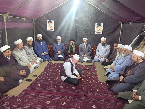 چادر عزاداری ترکمن صحرا؛ میزبان سوگواران «پدر ملت»+عکس