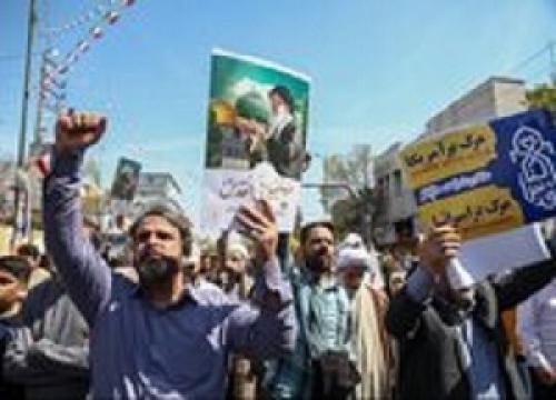 فیلم/ حضور مردم زاهدان در آغازین ساعات روز قدس