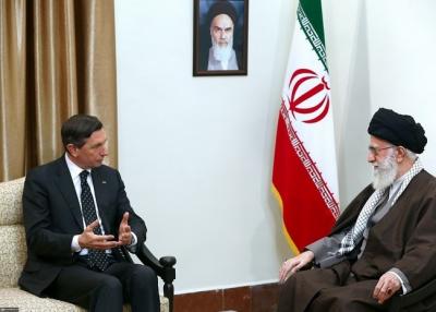 عکس/ دیدار رئیس جمهوری اسلوونی با رهبر معظم انقلاب 
