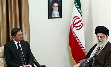 عکس/ دیدار رئیس جمهوری اسلوونی با رهبر معظم انقلاب 