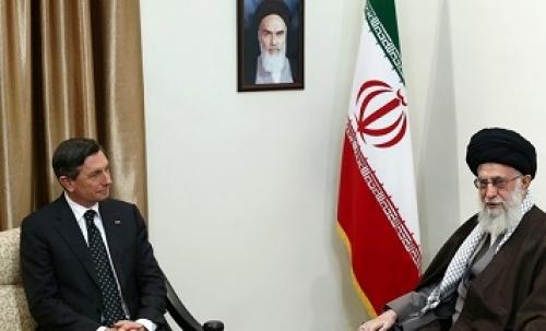 عکس/ دیدار رئیس جمهوری اسلوونی با رهبر معظم انقلاب 