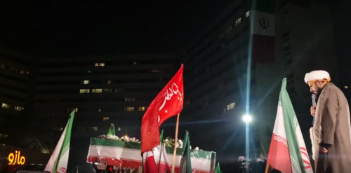بیعت با رهبر انقلاب در شهرک اکباتان تهران /فیلم