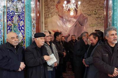 عکس/ مراسم تشییع پیکر مرحوم سلیم موذن زاده 