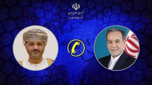گفتگوی تلفنی وزرای امور خارجه ایران و عمان
