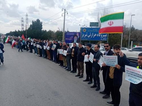 روز تاریخی جوانان ایران در حمایت از زیرساخت‌های کشور+عکس