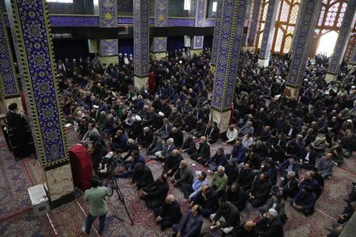 یزدی‌ها در چهلم شهادت قائد امت به عزاداری پرداختند