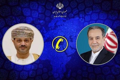 گفتگوی تلفنی وزرای امور خارجه ایران و عمان