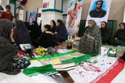 مراسم چهلم شهدای نیروی دریایی ارتش - بندرعباس