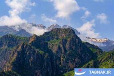 بهار در دامنه کوه شاهو 