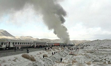 فیلم/ حادثه مرگبار برخورد دو قطار چگونه اتفاق افتاد؟