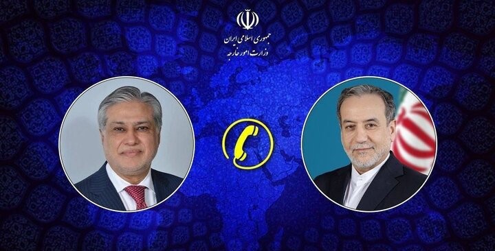 گفت‌وگوی تلفنی وزرای امور خارجه ایران و پاکستان