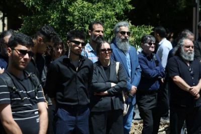 حاشیه مراسم وداع با پیکر بهناز نازی / عکس