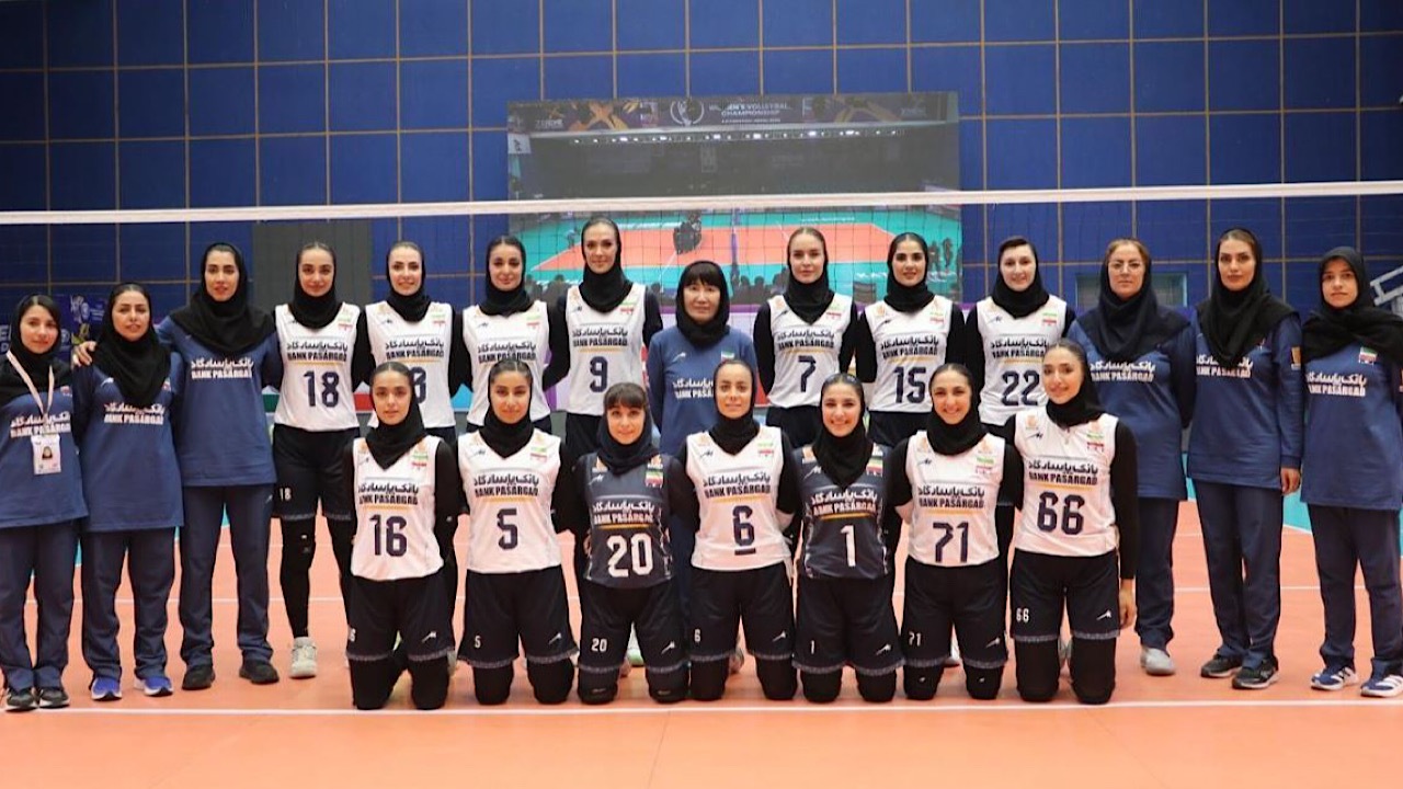 آغاز مقتدرانه دختران والیبالیست ایران در قهرمانی آسیای مرکزی 