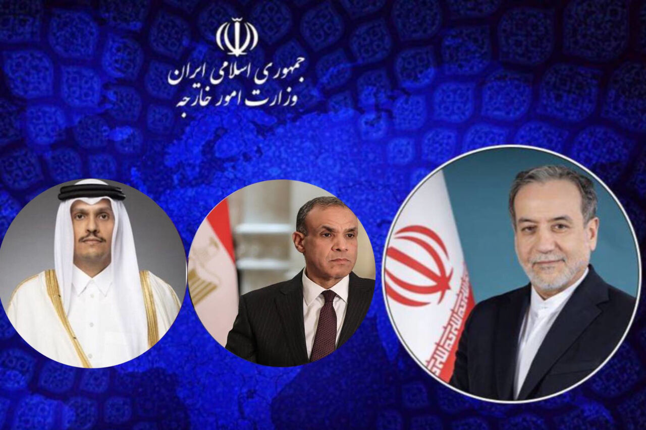 تماس‌های تلفنی عراقچی با همتایان مصری و قطری