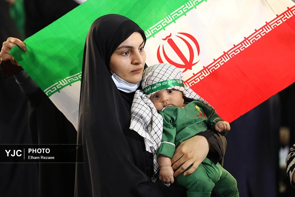مراسم شیرخوارگان حسینی ۱۴۰۵ در مصلای تهران 