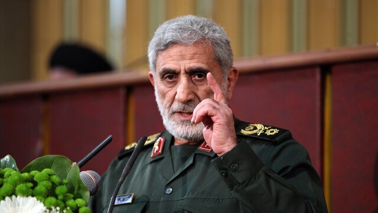 هشدار شدید اللحن سردار قاآنی خطاب به صهیونیست‌ها 