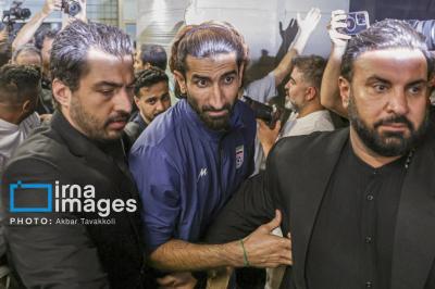 ورود کاروان تیم ملی فوتبال به کشور
