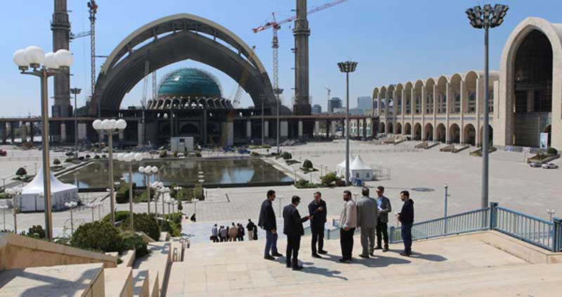 آماده سازی مصلی امام خمینی 
