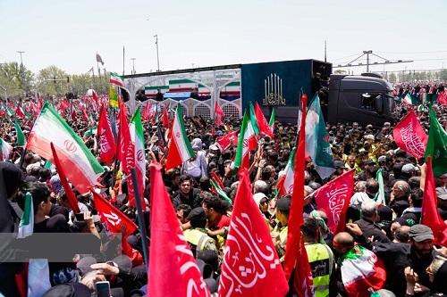  پایان مراسم تشییع در تهران قبل از ساعت ۱۷ /انتقال پیکرهای مطهر به شهر قم پیش از اذان مغرب