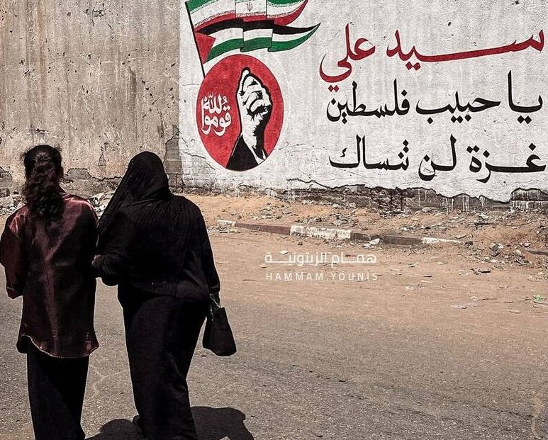 غزه هم عزادار رهبر شهید است‌
