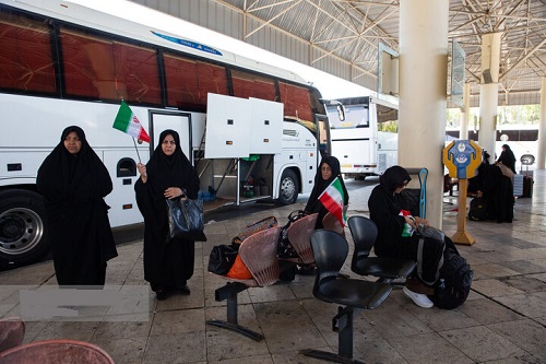  نخستین ایستگاه زائران تشییع رهبر شهید