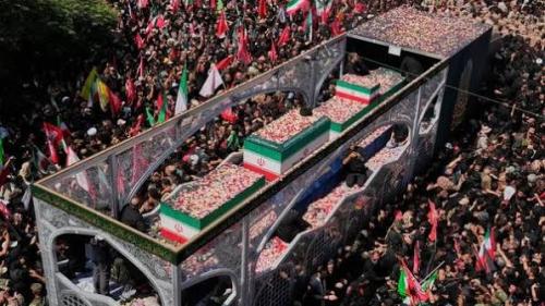 شعار مرگ بر آمریکا و مرگ بر اسرائیل عزاداران