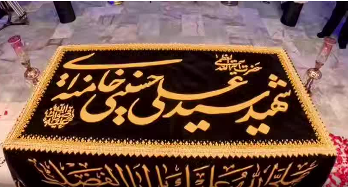 نمای متفاوت از محل تدفین امام خامنه‌ای شهید / فیلم 