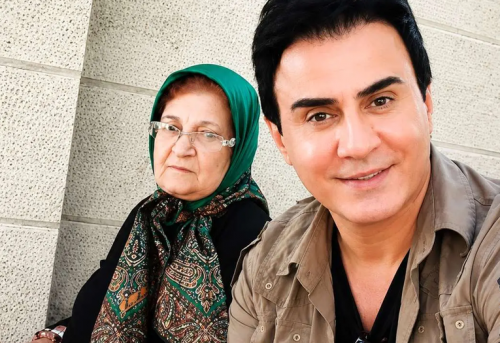  داریوش فرضیایی به سوگ مادر نشست 