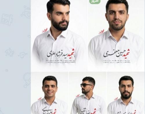 تصاویر شهدای تیپ ۳۸۸ ایرانشهر که بامداد امروز به شهادت رسیدند